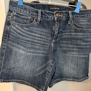 Lucky Brand Blue Denim Shorts- Size 8